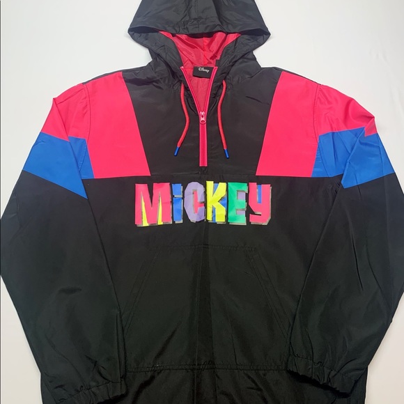 mickey mouse windbreaker jacket
